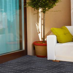 목재-플라스틱 방수 방부 야외 바닥 수영장 옆 발코니 정원 마당 인터로킹 타일 안정적인 질감 미끄럼 방지