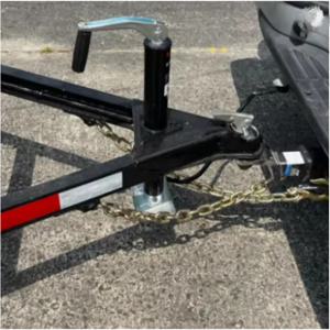 1개 RV 트레일러 캐리지 페달 커트 2인치 직경 파이프용 고하중 발판 캐리지 트레일러 페달 RV 액세서리