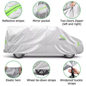 RV 방수 커버 캠핑카 풀 프로텍트 커버 방진 햇빛 가리개 눈 차단막 VW 트랜스포터 T3 T4 T5 T6 RV 액세서리