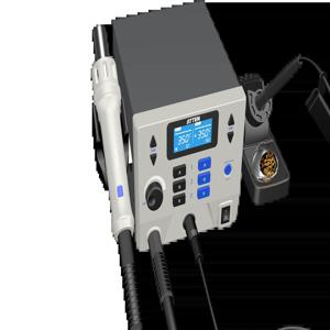 TLF ATTEN ST-862D 업데이트 버전 ST-8602D 1300W 2 in 1 디지털 리워크 스테이션 핫 에어 90W 납땜 인두 납땜 스테이션 110/