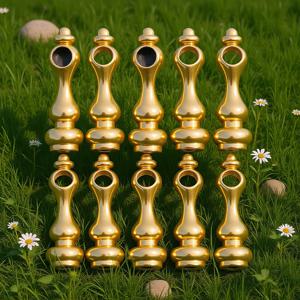 10개 유리 난간 연결부 금속 스핀들 와인 캐비닛 카트 가구 하드웨어 장식용 난간 브래킷