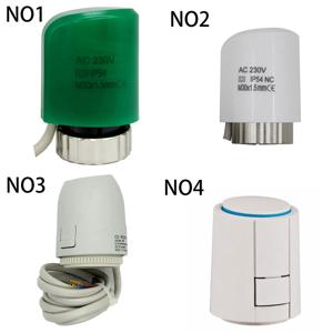 열전기 구동 모터 220 24v 전기 열 액추에이터는 바닥 난방 매니폴드 라디에이터용으로 일반적으로 닫혀 있습니다.