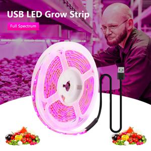 풀 스펙트럼 LED 성장 조명 USB 0.5/2835/SMD LED 식물 꽃 온실, 식물 육성 램프