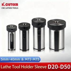 CNC 내부 구멍 커터 나이프 커버 CNC 선반 부싱 내부 구멍 아버 D20 D25 D32 D40 D50 5-32mm MT1-MT5 테이퍼 생크 감소