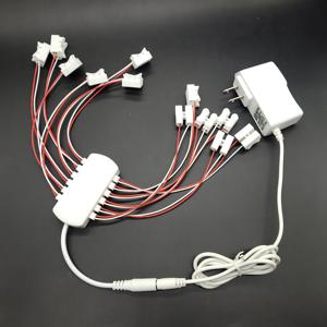 3V/12V AC/DC 어댑터 전원 공급 장치, 12 포트 전원 공급 장치 출력 모델 램프/철도/철도/기차 레이아웃 용 범용 플러그