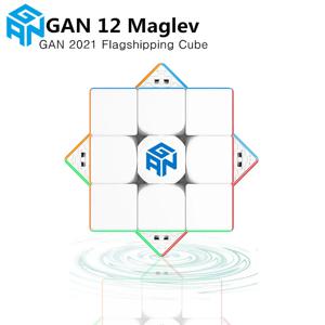 [Picube] GAN 12 Maglev UV 자기 매직 큐브 3x3x3 큐브 스티커가 없는 Gan12 Maglev 도약 자석 퍼즐 스피드 큐브 GAN12Maglev
