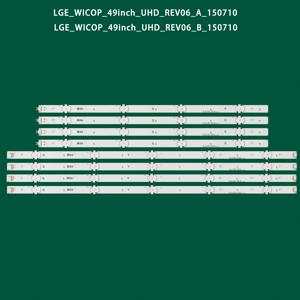 49LG61CH-CK 49UF640-ZA 49UF6407 49LF510V LGE-WICOP-49inch-UHD-REV06-A/B-150710 NC49ODUE-SADP2 용 8pcs 49 인치 LED 백라이트