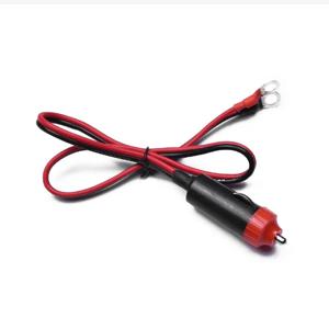 자동차 트럭 수 플러그 전원 코드 터미널 포함, 담배 라이터 소켓 팽창식 펌프 후버 온수 주전자, 12V, 24V, 8.2mm