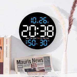 디지털 벽시계 홈 침실 거실 사무실 홈 장식을위한 타이밍 카운트 다운 기능 시계가있는 대형 스크린