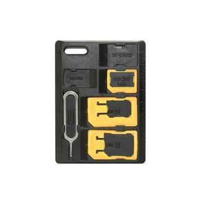 나노 마이크로 표준 SIM 카드 메모리 카드 홀더 리더 커버 용 범용 4 in 1 SIM 카드 어댑터 보관 케이스 키트