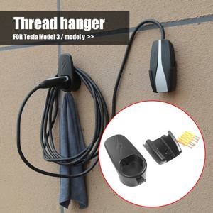 테슬라 모델 3 Y용 자동차 충전 케이블 정리함, 섀시 브래킷 충전기, 거치대 충전기 케이블, 벽 거치대, 자동차 액세서리