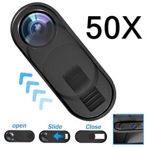 슬라이딩 웹캠 커버, 휴대폰 노트북 슬라이더, 범용 안티 스파이 카메라 커버, 아이패드 맥북 렌즈 프라이버시 스티커, 1 개, 20 개, 50 개