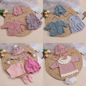45cm 아기 인형 용 인형 옷 45cm 인형 용 DIY 인형 액세서리 다시 태어난 아기 인형 용 스웨터 점프 슈트 옷
