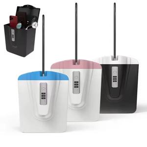 크리에이티브 휴대용 여름 해변 금고, 철사 야외 캠프 스포츠 버킷 보안 보관함 포함, 3 자리 콤비네이션 잠금 장치