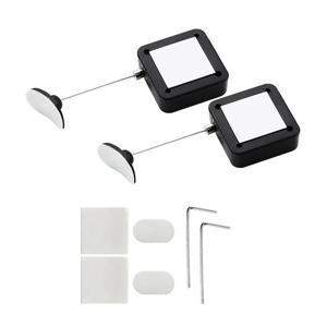 개폐식 원격 제어 밧줄, 원격 케이블 잠금 장치, TV 및 DVD용 6.6Ft /2M 원격 제어 보안 잠금 장치 2 Pcs-Y41A