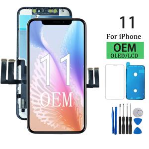 A2221 A2111 A2223 OLED Pantalla for iphone 11 LCD 디스플레이 터치 스크린 디지타이저 어셈블리 for iPhone 11 LCD 교체