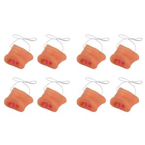 A71P 8 Pcs 시뮬레이션 돼지 코와 탄성 밴드 동물 의상 마스크 Holloween Prop 할로윈 의상