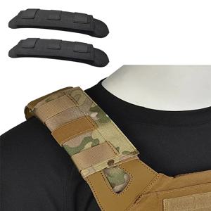 1 쌍 조끼 어깨 스트랩 패드, 컴포트 쿠션 나일론 메쉬 보호 패드, FCPC/JPC 하이킹 배낭 액세서리 용 전술 Molle