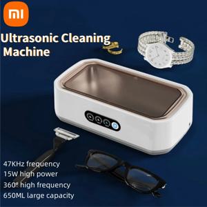 Xiaomi 650ml 조정 가능한 대용량 초음파 청소기 빠른 강력한 보석 중괄호 안경 보석 청소 기계 가정용