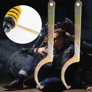 스프링 조절기 렌치 도구 오토바이 도구 충격 흡수기 서스펜션 도구 혼다 스프링 조절기 용 손 도구 후크