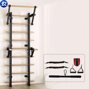 주문 단단한 나무는 막대기를 당깁니다 나무로 되는 실속 막대기 스웨덴 사다리 중단 사다리 나무로 되는 실속 막대기