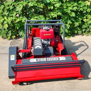 맞춤형 디젤 엔진 소형 로봇 잔디 깎는 기계 절단 폭 800mm 1000mm 1200mm 원격 제어 크롤러 잔디 깎는 기계