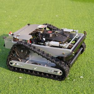 맞춤형 원격 제어 잔디깎이 크롤러 원격 제어 과수원 제초기 강둑 경사면 잔디깎이 황무지 정리기