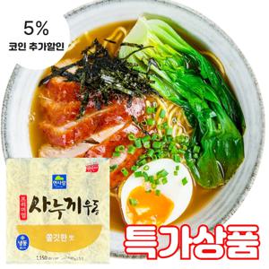 (식판사) 면사랑 프리미엄 사누끼 우동 쫄깃한맛 1.15kg x 1개 쫄깃쫄깃한 면발이 특징인 면입니다.