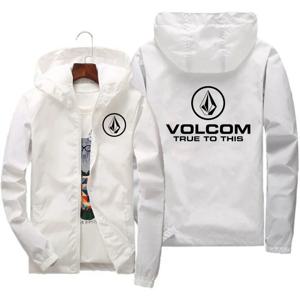 VOLCOM 남성용 봄, 가을 야외 고품질 자외선 차단 재킷, 남성용 스포츠 산악 자전거 후드 재킷, 패셔너블