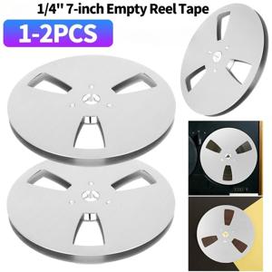 TEAC 1/4 7인치 실버 빈 마그네틱 테이프 릴 알루미늄 합금 3홀 녹음 릴 빈 알루미늄 디스크 오프닝 기계 부품