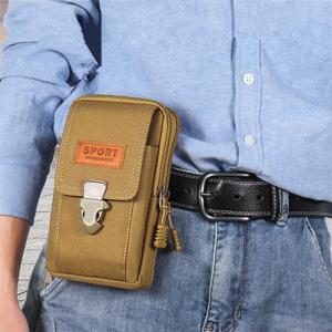 수직 허리 가방, 남성용 벨트 파우치 휴대폰 가방, 남성용 폰 홀스터 케이스 몰리 팩, 소형 전술 듀티 벨트 수납 가방