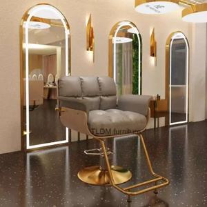 리클라이너 샴푸 이발사 의자 미용 높이 조절 문신 이발사 의자 스타일링 럭셔리 Silla Barberia 미용 가구