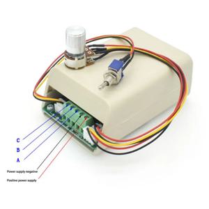 RISE-Bldc 3상 브러시리스 모터 속도 컨트롤러 팬 드라이브 Dc 5-36V 15A 전위차계 스위치 12V 24V
