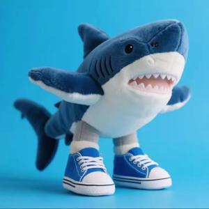 30cm 이탈리아 Brainrot Tralalero Tralala 봉제 인형 애니메이션 인형 소프트 쿠션 베개 주변 장치 장난감 팬 맞춤 선물