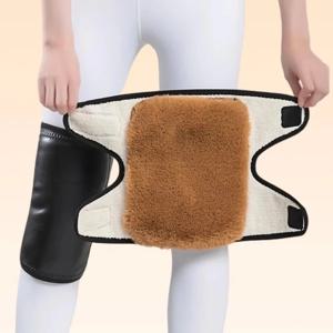 새로운 PU 무릎 패드 방수 따뜻한 무릎 보호대 방한 방풍 무릎 슬리브 가을, 겨울