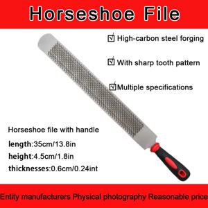 14/8인치 양면 말굽 갈이기 말굽 다듬기 도구 말굽 다듬기 파일 말굽 칼 승마 용품