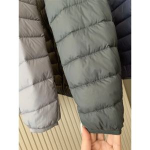 초경량 남성용 다운 코튼 재킷 스탠드 칼라 보온 젊은 감각의 짧은 스타일 표준 핏 봄 시즌 실크 코튼