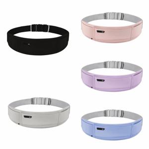 남녀공용 슬림 러닝벨트 방수 조절 가능 운동용 허리팩 폰 파우치 경량 러너 웨이스트백 사이클링 짐