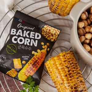 베이키드콘 구운옥수수과자 우유시즈닝 프로틴 10g 함유 낱개포장 군옥수수 60g, 180g 낱개포장
