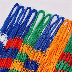 새로운 농구 네트 가방 강력하고 두꺼운 폴리프로필렌 로프 다양한 색상 공 메쉬 포켓 휴대용 스포츠 장비 축구