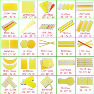 [SUMBULBS] 믹스 DC 12V 2W-200W LED COB 램프 발광 다이오드 선형 라운드 다채로운 COB 전구 COB LED 바 스트립 칩