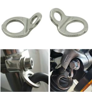 2Pcs 스테인레스 스틸 타이 다운 스트랩 링 오토바이 먼지 자전거 ATV UTV 트레일러 트럭 액세서리에 대 한 포인트 고정