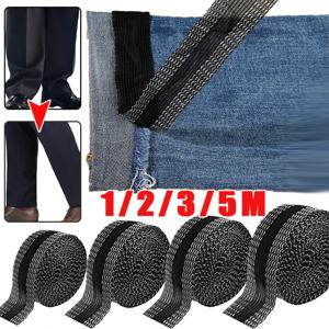 셀프 접착 바지 페이스트 바지 다리 가장자리 짧게 바느질 도구, 테이프 붙이기 헤밍 아이언 바지 청바지 길이 짧게