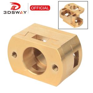 3DSWAY 18mm Oldham 커플 링 엔더 3 V2 CR10 CR10S Pro T8 나사 커플러 Z 축 8mm 황동 리드 스크류 3D 프린터 부품 용 핫 베드