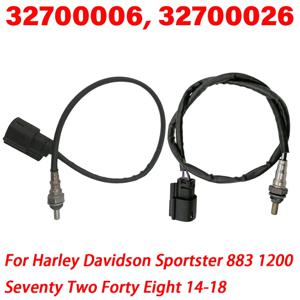 새로운 2pcs 32700006 32700026   Harley Davidson Sportster 883 1200 Seventy Two Forty Eight 14-18 용 전면 및 후면 산소 센서