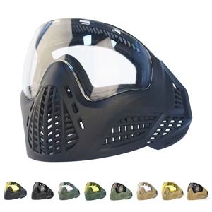 안개 방지 고글이있는 전술 팬텀 마스크 야외 Airsoft 풀 페이스 마스크 전쟁 게임 사냥 페인트 볼 보호 마스크