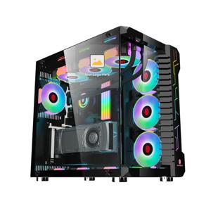 새로운 디자인의 게이밍 PC, 하이 트렌드 구성, I7 I9 E5-2650 CPU, 16G 브랜드, 개인 사용 DIY 조립 데스크탑 PC 게이머