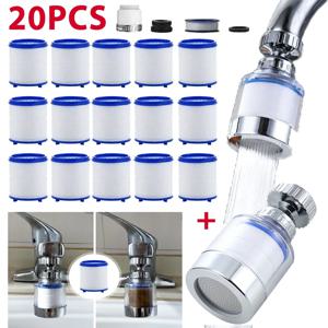 360도 회전 수도꼭지 필터 버블러 마운트 가정용 주방 욕실 수도꼭지 물 깨끗한 필터 정수기에 대한 안티 스플래시