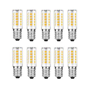 10개 E14 LED 램프 AC 220V 5W 세라믹 SMD2835 LED 전구 따뜻한/차가운 백색 LED 스포트라이트 할로겐 E14 LED 라이트 대체 도매