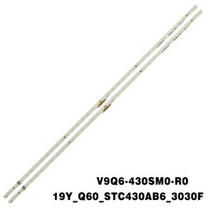 LED 백라이트 스트립, GQ43Q60R, QE43Q60T, QE43Q60RA, QE43Q60TAU, BN96-48377A, V9Q6-430SM0-R0, 블루 38EA